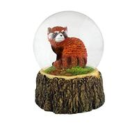 Water Globe - Panda Roux de Deluxebase. Boule à Neige avec Figurine en Résine & Support Moulé. Objet de décoration Parfait pour la Maison ou pour Offrir.
