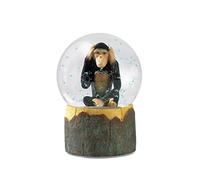Water Globe - Singe de Deluxebase. Boule à Neige avec Figurine Singe en Résine & Support Moulé. Objet de décoration Parfait pour la Maison ou pour Offrir. (Choisi au Hasard Parmi 2 Couleurs)