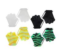 Water Gloves - Silicone Aquatic Training Exercise Workout Fitness Hands | Webbed Paddle Swim Gloves Workout Fitness Sports Hands For Pool Diving Kids Teens