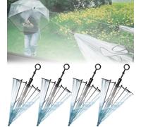 Water Gun Umbrella - Transparent Umbrella Squirt Gun, Shoots Up to 27ft, Water Toy for Water Fights, Summer Outdoor Swimming Pool Beach Parties (Transparent,4PCS)