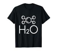 Water H2O Chemistry Molecule Structure Design T-Shirt