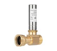 Water Hammer Arrestor, Laundry Hose Stopper, Compact Plumbing Connector, 3/4NH Metal Thread Arrestor with Anti-Shock Design, Ideal for Washing Machine, Garden Pipe and Faucet