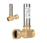 Water Hammer Arrestor - Stainless Steel Hammer Arrestor Washing Machine | 4.17 Inches Brass Compression Fit Valve | Thread Water Hammar Hose Arrestar, 3/4NH Waters Hamer Arrestr For Washing Machine