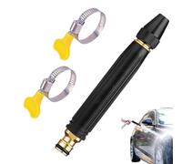 Water Hose Nozzle Handheld 360 Degree Rotating 3 Spray Patterns Washer
