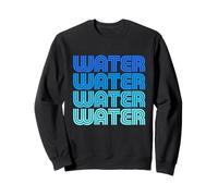 Water Hydrate H20 Ocean River Bassin de Bassin Plumbier Rain Sea Flow Sweatshirt
