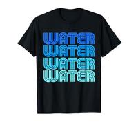 Water Hydrate H20 Ocean River Bassin de Bassin Plumbier Rain Sea Flow T-Shirt