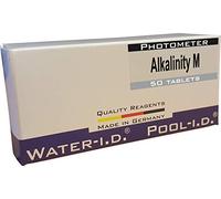 Water-I.D. Réactif photomètre Test Alkalinity 100 tablettes