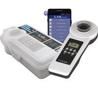 Water ID PoolLab 1.0 Photometer Photomètre chlore, alcalinité, pH, oxygène actif, acide cyanurique, brome, dioxyde de chlore, ozone, peroxyde dhydrogène,