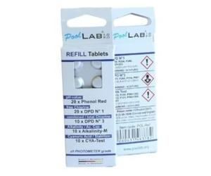 Water-ID Réactifs testeur électronique photomètre PoolLab 1.0 et 2.0-70 comprimés