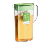 Water Infuser Pitcher, 2L Iced Tea Pitcher with Lid Infusers, Handy Filtration, Drink Pitchers, Ice Teas Kettle, Beverage Serveware for Hot and Cold Water, 19x10x26cm