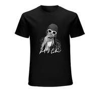 Water Kissing Kurt Cobain 'Photograph' Mens T-Shirt Black L