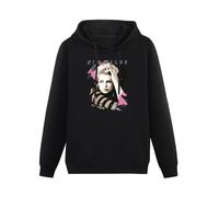 Water Kissing Men's Casual Shirt Men Tshirt Kim Wilde 80s Retro Faded Vintage 1980s Pop of America Hooded Printed Hoody Hoodies Top Black S