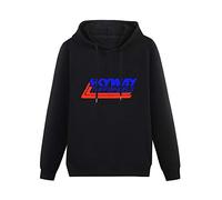Water Kissing Men's Cotton Hooded Skyway Tuff Wheels New Retro BMX Cycling Bandit Bike Mongoose Cotton Pullover Long Sleeve Hoody Sweatshirts Black XXL