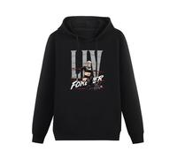Water Kissing Mens Hoodie Men Tshirt Liv Morgan Liv Forever Long Sleeve Hoody with Pocket Sweatershirt, Hooded Black M