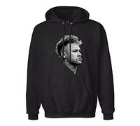 Water Kissing Men's Hoody Neymar Da Silva Button Closure Black M