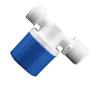 Water Level Control Float Valve, Automatic Shut Off System, Smart Precision Fill Valve Accessory for Home Garden Pond Fountain Aquarium Tank Waters Flow Regulation, Color Blue