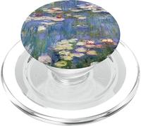 Water Lilies Modern Art Impressionism Painting Cover PopSockets PopGrip pour MagSafe