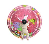 Water Mat for Kids - Inflatable PVC Pad, 39.37 inch Portable Sensory Toy with Cooling Design, Engaging Splash Center, Soft Crawling Quilt, Activity Playtime Equipment for Beach Pool Backyard