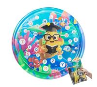 Water Mat, Inflatable Water Mats, 11.02x9.45x0.79 Inches Tummy Time Activity Toys, Portable Sensory Development, Play Fun for Indoor, Outdoor, Home, Beach, Daycare and Playdates