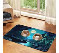 Water Moon Cave Nappe en cuir absorbant pour animal domestique Convient pour chiens ou chats