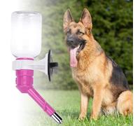 Water Nozzle for Dogs - Wall Mounted Bottle Feeder, Automatic No-Drip Dispenser, Stainless Steel Fountain Head, Leakproof Licking Valve | Indoor Hydration Station, Home, Kennel, Crate, Cage, Wall