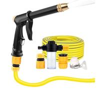 Water Pressure Washer - 4-Spray Water Sprayer, Mode Nozzle with Adjustable Settings, High-Pressure Washer, Cleaning Tool, Washing Equipment for Truck Car Floor Wall Lawn Driveway Gardening