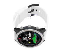 Water Proof Round Smart Watch for Bwimming with Longsing Battery, Smart Rappel Fonction for Buaning Daily Life, adapté à Divers Environnements Durs (White)