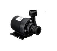 Water Pump 12v High Pressure Ultra Quiet Solar DC 24V Lift 5M 800L/H Brushless Motor Submersible Water Pumps Quick Break Joint(12V DC Brass joint)