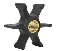 Water Pump Impeller 382547, 6 - Blade Outboard Boat Motor Impeller Replacement for OMC BRP 55HP-75HP, Rubber and Brass Marine Cooling Impeller for Fresh and Saltwater Engines
