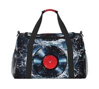 Water Record Sac de voyage en vinyle pour homme et femme - Léger - Pour entraînement et vacances