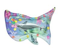 Water Sensory Playmat Cats, Fish Shape Sensory Water Mat, Thickened Cool Pet Water Sensory Mat, Interactive Toy, Pet Supplies For Indoor Outdoor Travel