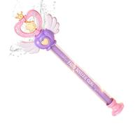 Water Squirter Pull-Out Long Distance - Game Fairy Baguette Design Bain | Jouet de bain en forme de baguette de fée pour l'équipe d'été | Activité parc d'anniversaire parent-enfant interaction garçon