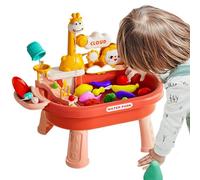 Water Table, Kids Sand and Water Play Set, Summer Outdoor Toy with Fishing Game, Interactive Activity Tables for Patio, Park, Preschool, Indoor, Daycare, Playground, 23.62x12.99x17.32 inches