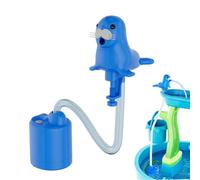 Water Table Pump - Rechargeable Continuous Seal Pump | Children's Water Play Accessory | ABS+Soft Rubber, 11x6.5x10.5cm, For Bathtub & Watér Tables, At Beach Garden Backyard
