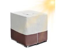 Water Tank Cover, Waterproof 275 Gallon Tote Protector, Dependable Outdoor Heavy-Duty Rain Barrel Shield, For Garden, Rainwater Harvesting, 47.24x39.37x45.67 Inches