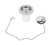 Water tank drain assembly with drain plug, sealing cap, anti loss chain, leak proof drain pipe, suitable for RVs, boats and yachts.