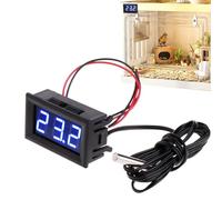 Water Temperature Thermometer - 5 Inches Digital Aquarium Sensor for Accurate Monitoring, Leakproof Design with Instant Reading Function, Tank Thermograph for Home Aquaculture Fish Care Car Fridge Use