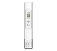 Water Tester, Water Quality Tester, Portable Lightweight Easy Handling Long Battery Life Compact One-Button Use, Purity Meter for Home Outdoor Adults, 5.43x0.94Inches, White