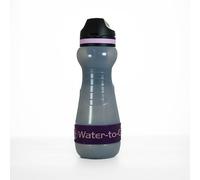 WATER-TO-GO Gourde 0,55 l avec filtre - Boire de l'eau directement depuis la rivière, le lac ou la conduite, ultra légère et sans BPA, capacité de filtration de 200 l, parfaite pour les voyages, le