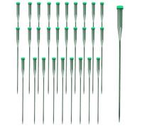 Water Tubes Floral, Tubes Single Flower, 30 Pieces Plant Care Supplies, Bud Stamens Holder Sleeves for Crafts School Roots Lily Milkweed Rack Bedroom Living Use, PP+Silicone, 150g - 200g