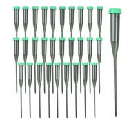 Water Tubes Floral, Tubes Single Flower, 30 Pieces Plant Care Supplies, Bud Stamens Holder Sleeves for Crafts School Roots Lily Milkweed Rack Bedroom Living Use, PP+Silicone, 150g - 200g
