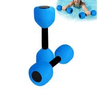 Water Weights - 2 Pieces Bright High-Density Fitness Tool | Aqua Fitness Exercise Dumbbells | for Adults Teen Family Wife Husband, Pool Aerobics, Blue Green, 2-Pack