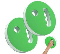Water Weights - Aquatic Resistance Discs, Foam Hand Held Paddles with Ergonomic Non-Slip Grip, Pool Exercise Equipment, Swimming Workout Gear, Fitness Tools for Aquatic Training