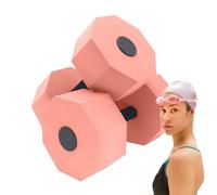 Water Weights Dumbbells - Équipement léger pour aérobics | 1 paire de poids en mousse pour exercices de piscine | Haute densité Water With Handle Strip Training Exercise Barbells For Gym Yoga Swimming