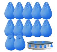 Water Weights for Cover, PVC Thickened Pool Weights, Leakproof Pool Accessories, Winter Pool Weights, 12X PVC Thickened Pool Water Bags Leakproof Water Weights Tube for Swimming Pool Covers