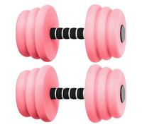 Water Weights for Pool Exercise - Dumbbells Pool Fitness Equipment for One Use Case | Two Pieces Strength Training Water Dumbbells with Soft Padded Grips & Buoyant EVA Foam for Men, Women, Adults and