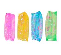 Water Wiggler 4 PCS Jouet De Serpent D'eau Anti-Stress 4 Couleurs Jouets à Presser En Tpr Avec Ruban à L'intérieur Doux élastique Frais 5,1x2,4 Inch Jouets Anti-Stress Jouet D'eau Pour Enfants Adultes
