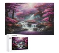 WaterAutomnes Puzzles Adulte 1000 Pieces Cadeau Famille Puzzle Classique 3D EnfantsJouet en Bois Cadeau Unique （75×50cm）