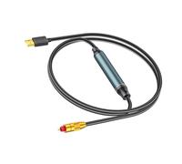WATERBELINE Adaptateur audio USB vers optique USB A vers fibre Sound USB vers convertisseur numérique pour TV, ordinateur, ordinateur portable