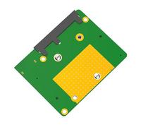 WATERBELINE Duals Msata vers adaptateurs 2 en 1 Convertisseur de carte convertisseur de carte double disque dur double Msata SSD